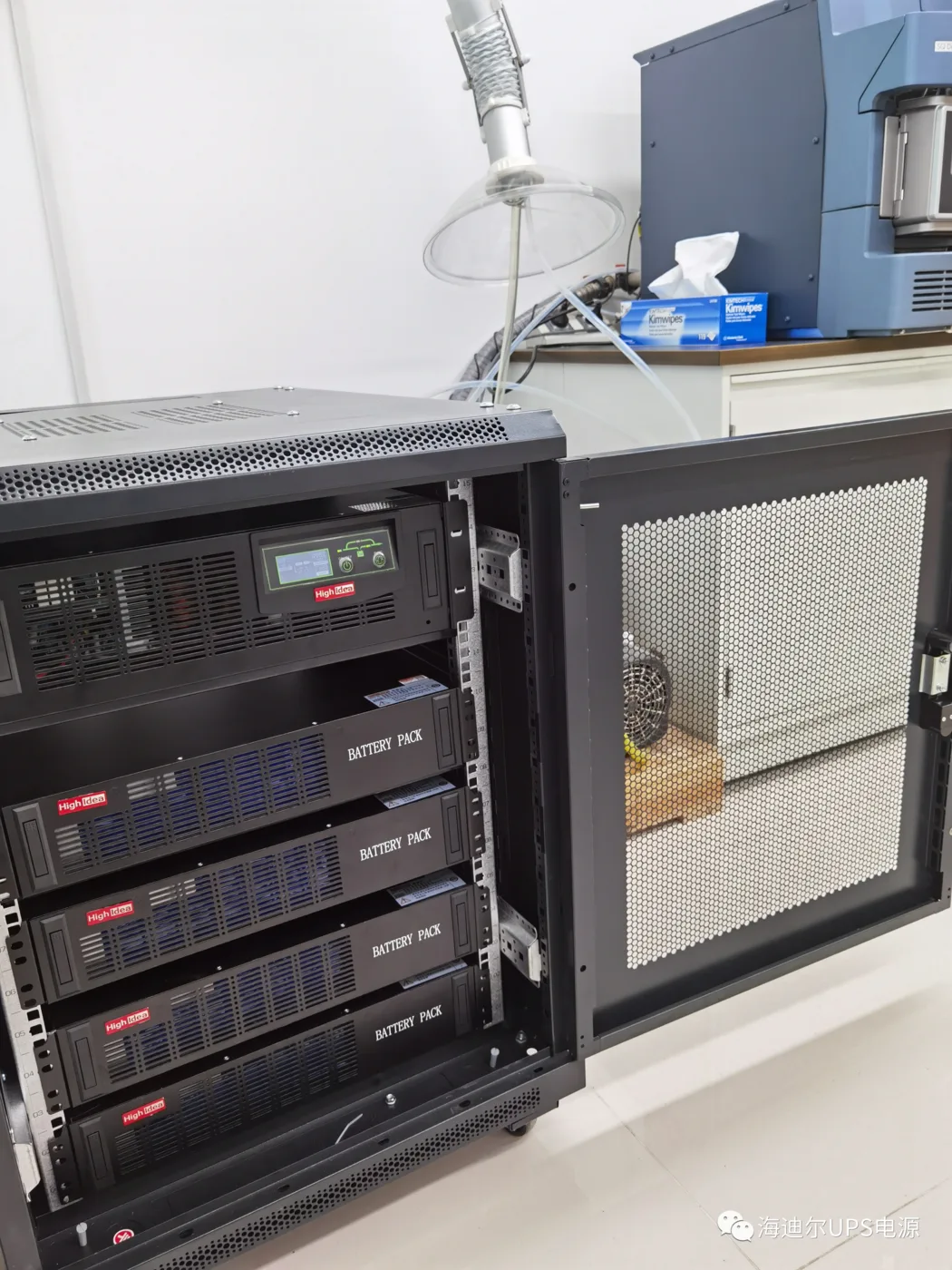 Analytical laboratory — UPS plus five battery packs anonymous application